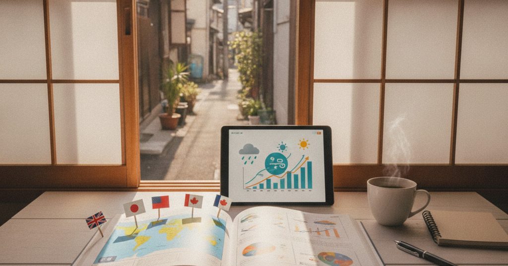 「雨風太陽」で日本経済を理解する：2026年の変化と留学への示唆